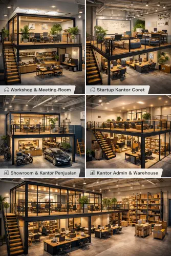 Mezzanine Ruang Kantor di Cileungsi